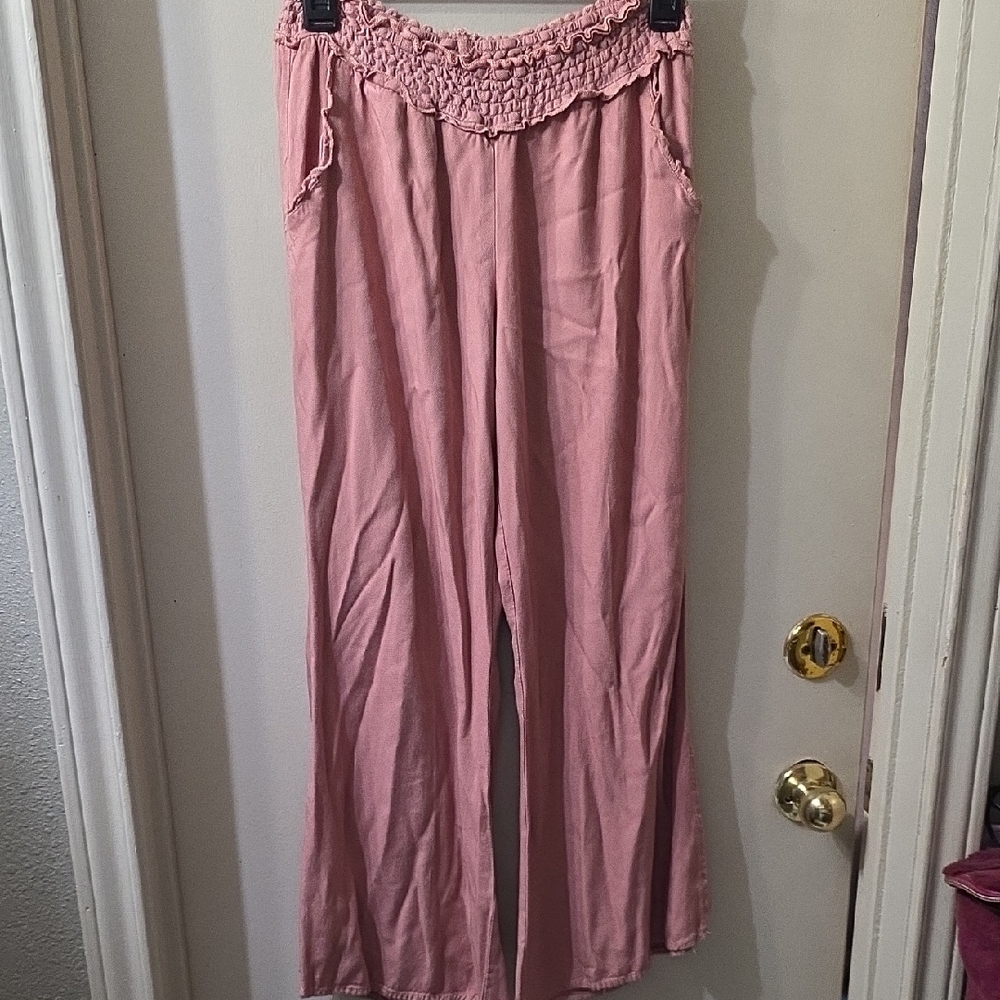 Jolt Blush Wide Leg Women's Pants